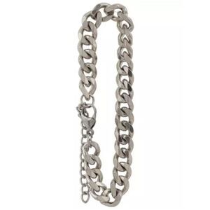 New 7” the Jewelry Shoppe Stainless Steel Chain Bracelet